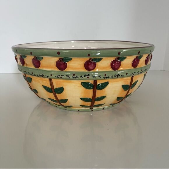 Dicksons Karla Dornacher You are the apple of God’s eye Bowl - Picture 1 of 6